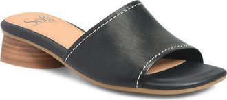 S&ouml;fft Sahara Slide Sandal in Black at Nordstrom, Size 8.5