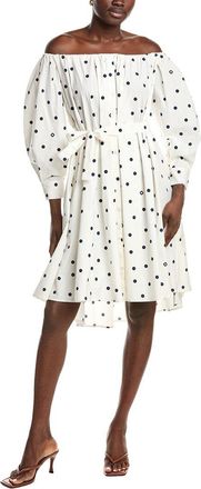 Maje Off-The-Shoulder Shirtdress