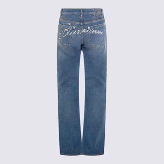 Blumarine Womens Jeans Ice Blu _co
