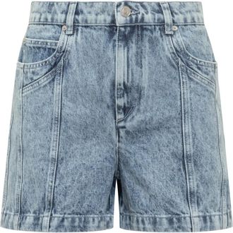 Isabel Marant Denim Shorts - Dames - Denim shorts - Blauw - XS - Denim - Korte Broeken