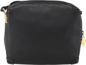 Gucci Pre-owned Shoulder Bag - Dames - Vintage Schoudertas - Zwart - ONE Size - Leer - Vintage