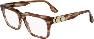 Victoria Beckham Brown Acetate Glasses Womens (Frames)
