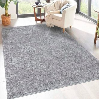 Carpet City Hochflor-Teppich »City Shaggy« rechteckig 30 mm Höhe Auch als Läufer, Langflor, Uni, Shaggy, flauschig-weich