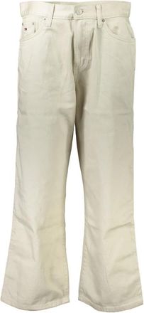 Tommy Hilfiger Beige Denim Jeans Betsy Mid Rise - Dames - Loose Fit Jeans - Beige - W28 L28 - Denim - Jeans