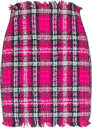 Balmain Mini-rok met glitterdetail - Roze