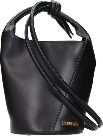 Jacquemus Black Leather Crossbody Womens Bag