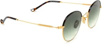 Eyepetizer GOBIC4M25 Round Metal Frame Sunglasses - Gold