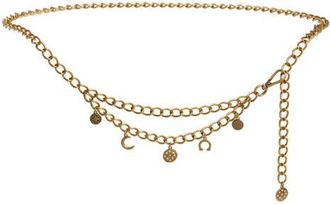 Treasure & Bond Spencer Charm Chain Belt in Antique Gold at Nordstrom, Size Small