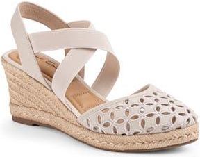 Me Too Stelle Espadrille Wedge Sandal in Oat Latte at Nordstrom Rack, Size 9.5