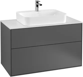 Villeroy & Boch Finion Meuble Sous Lavabo, 2 Tiroirs, Avec