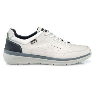 Pikolinos Biar M6V Leather Textile Mens Comfort Trainers - Espuma - Size:UK 10.5-11