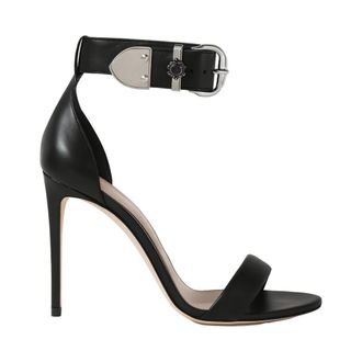 Alexander McQueen Schoenen, Dames, Zwart, 38 1/2 EU, Leer, Hakken