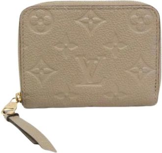 Louis Vuitton Pre-owned Wallets, female, Beige, Size: ONE SIZE Pre-owned Zippy Coin Purse
