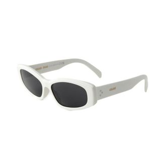 Celine CL40252I25A Cat-Eye Full Rim Sunglasses - White