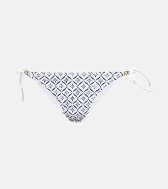 Heidi Klein Slip bikini Capri a vita media con stampa
