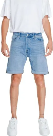 Jack & Jones Denim Shorts Classic Fit - Heren - Korte broeken - Blauw - Maat: XS Denim