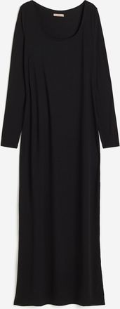 H&M Kleid aus Viskosemischung - Schwarz