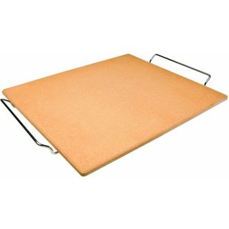 Ibili Ibili 784338 - Pietra per pizza, rettangolare,38 cm x 30 cm x 1 cm, colore: arancione