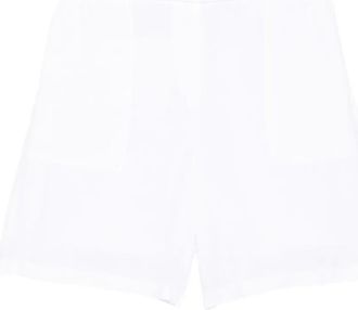 Marc O'Polo Shorts con pieghe - Bianco
