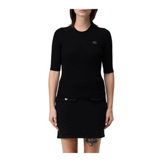 Twinset Ribbed Knit Top