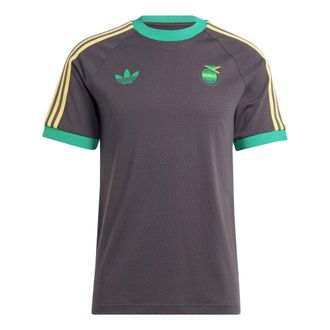 adidas Jamaica Adicolor 3-Stripes T-Shirt Asia Sizing Black IT7807