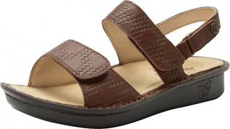 Alegria Womens Verona Sandal In Basketry Coffee