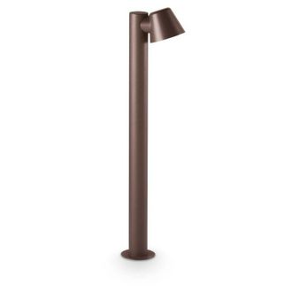 Ideal Lux Ideal Lux - gas - Outdoor Bollard Lamp 1 Light Coffee IP43, GU10