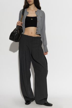 Vivienne Westwood Top With Z Logo, Womens, Black