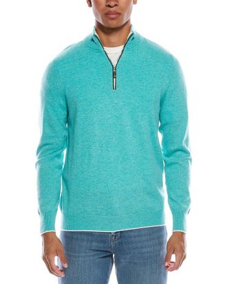 N.Peal N.Peal Carnaby Cashmere 1/2-Zip Sweater