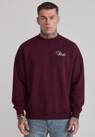 Siksilk Mens Burgundy Essentials Sweater XXL