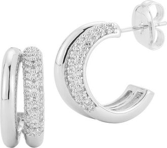 Glaze Jewelry Plated Cz Earrings