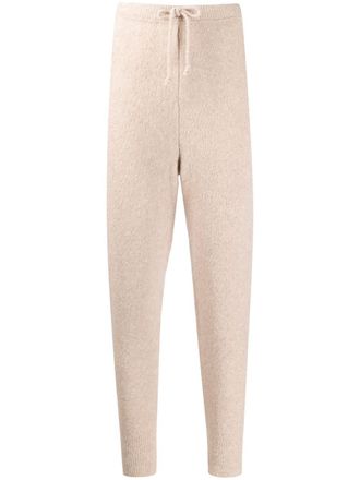 Nanushka Coba knit track pants - women - Polyamide/Spandex/Elastane/Virgin Wool - L - Neutrals