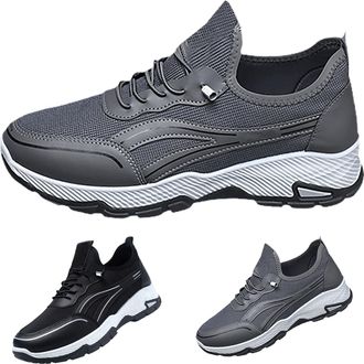 Generic Walking Shoes Mens Trainers Flat Sole Trainers Comfortable Indoor Shoes Non-Slip Jogging Shoes Lightweight Sports Shoes Mens Trainers Fashionable Mens