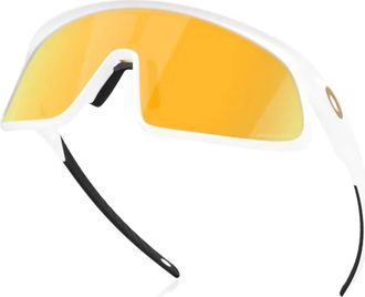 Oakley Mens Rslv Sunglasses In Matte White/prizm 24K Lens