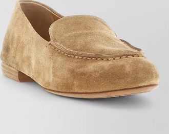 Mars&egrave;ll mandolo loafers round toe suede finish stitch