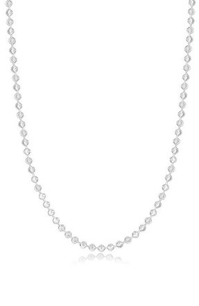 Lafonn Mona Chain Necklace in Silver at Nordstrom, Size 20