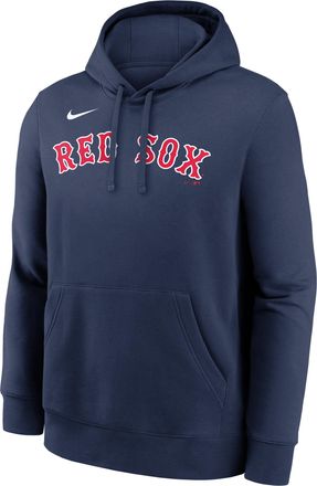 Nike Jarren Duran Boston Red Sox Club Nike Mens MLB Pullover Hoodie in Blue | NKDK44BBQ9-SRR