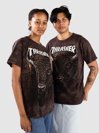 Thrasher Bison T-Shirt bruin
