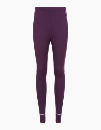 Mountain Warehouse Womens Mountain Warehouse Womens/Ladies Asgard Merino Wool Thermal Base Layer Leggings - Purple - Size: 16/32in