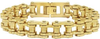 Sterling Forever 14K Cz Bolt Chain Watch Band Bracelet