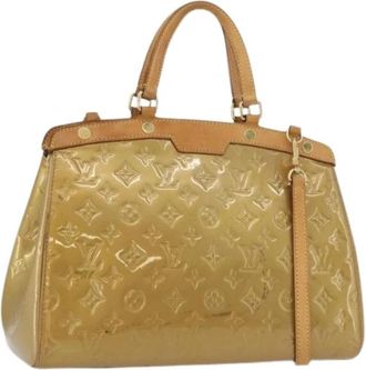 Louis Vuitton Pre-owned Vintage Handtas - Dames - Vintage Handtas - Beige - ONE Size - Leer - Vintage