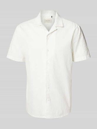 Blend Regular Fit Freizeithemd mit Resortkragen Modell ANTE in Weiss, Gr&ouml;&szlig;e XXL