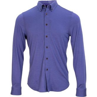 Lords of Harlech Shawn Merino Shirt in Skipper at Nordstrom, Size Xx-Large