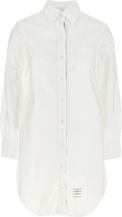 Thom Browne White RWB Chemise Dress