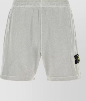Stone Island cotton bermuda shorts featuring back pocket
