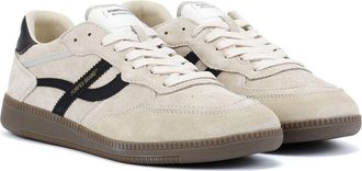 Pompeii Elan Sala Heren Sneakers Van Suède In Het Wit