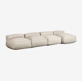 Sklum Sof&aacute; Modular Chaise Longue De 4 Piezas Dojans Sklum