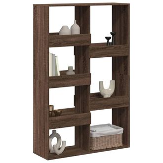 Berkfield Home Room Divider Brown Oak 100x33x155.5 cm Engineered Wood