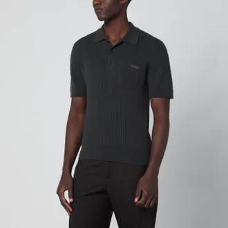 Gucci Polo in lana e cashmere verde militare