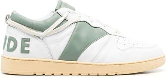Rhude Rhecess low-top sneakers - men - Calf Leather/Rubber/Calf Leather - 10 - White